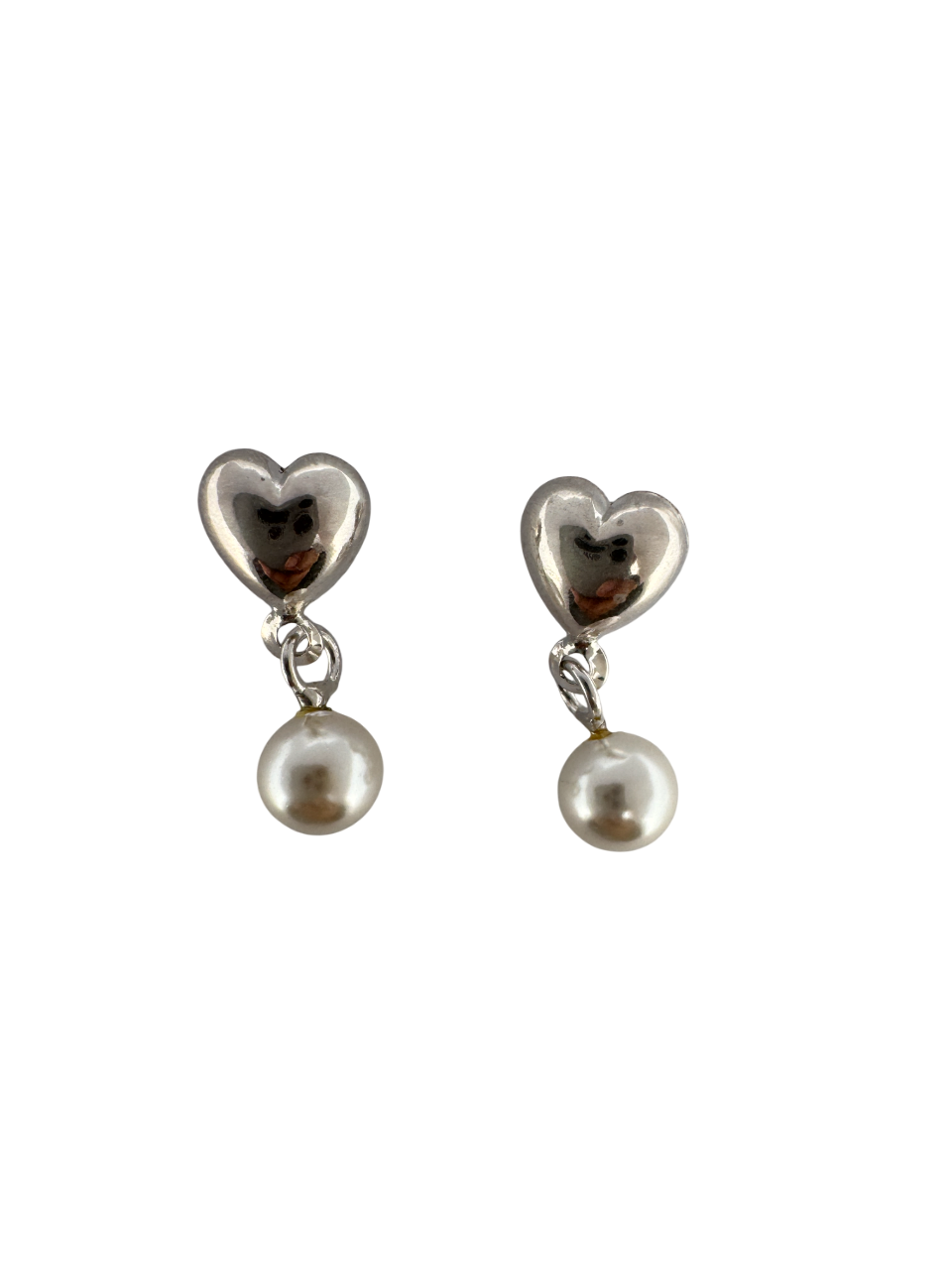 Heart Pearl Earring