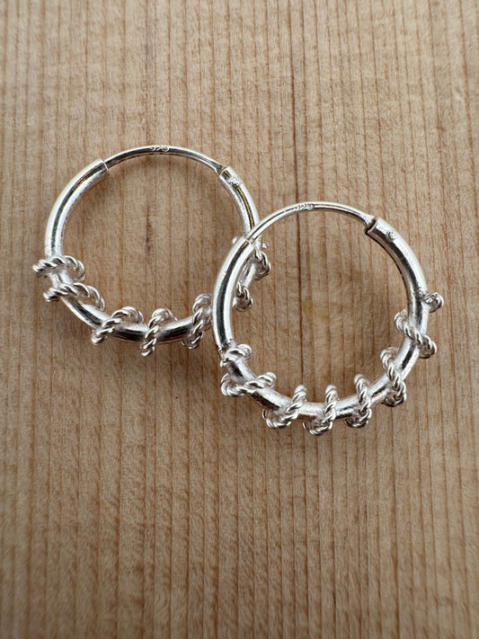 925 Sterling Silver Spiral Wire Bali