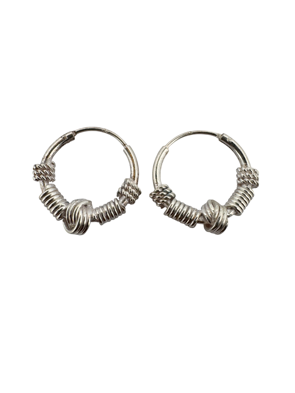 925 Sterling Silver Wave Knot Wire Bali