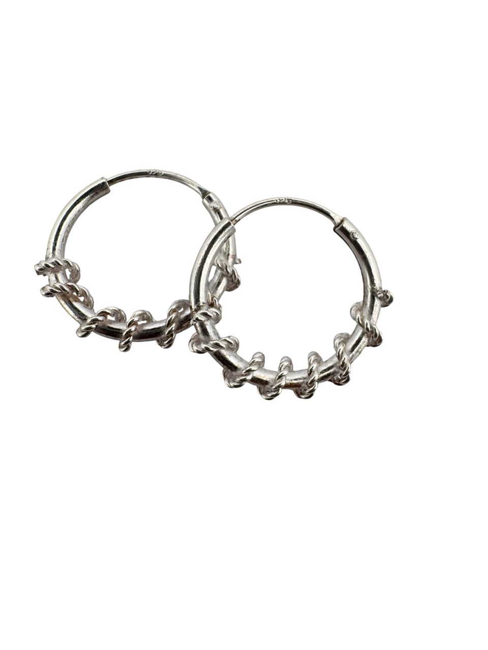 925 Sterling Silver Spiral Wire Bali