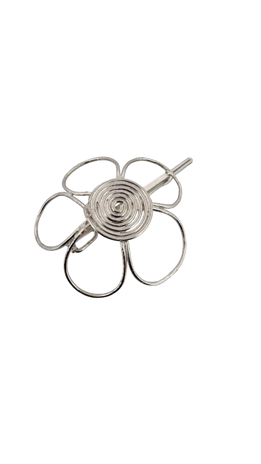 Floral hair pin