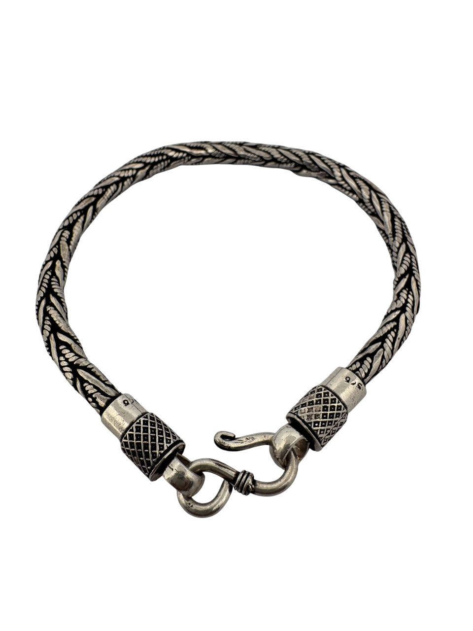 925 Sterling Silver Masculine Bracelet for Men