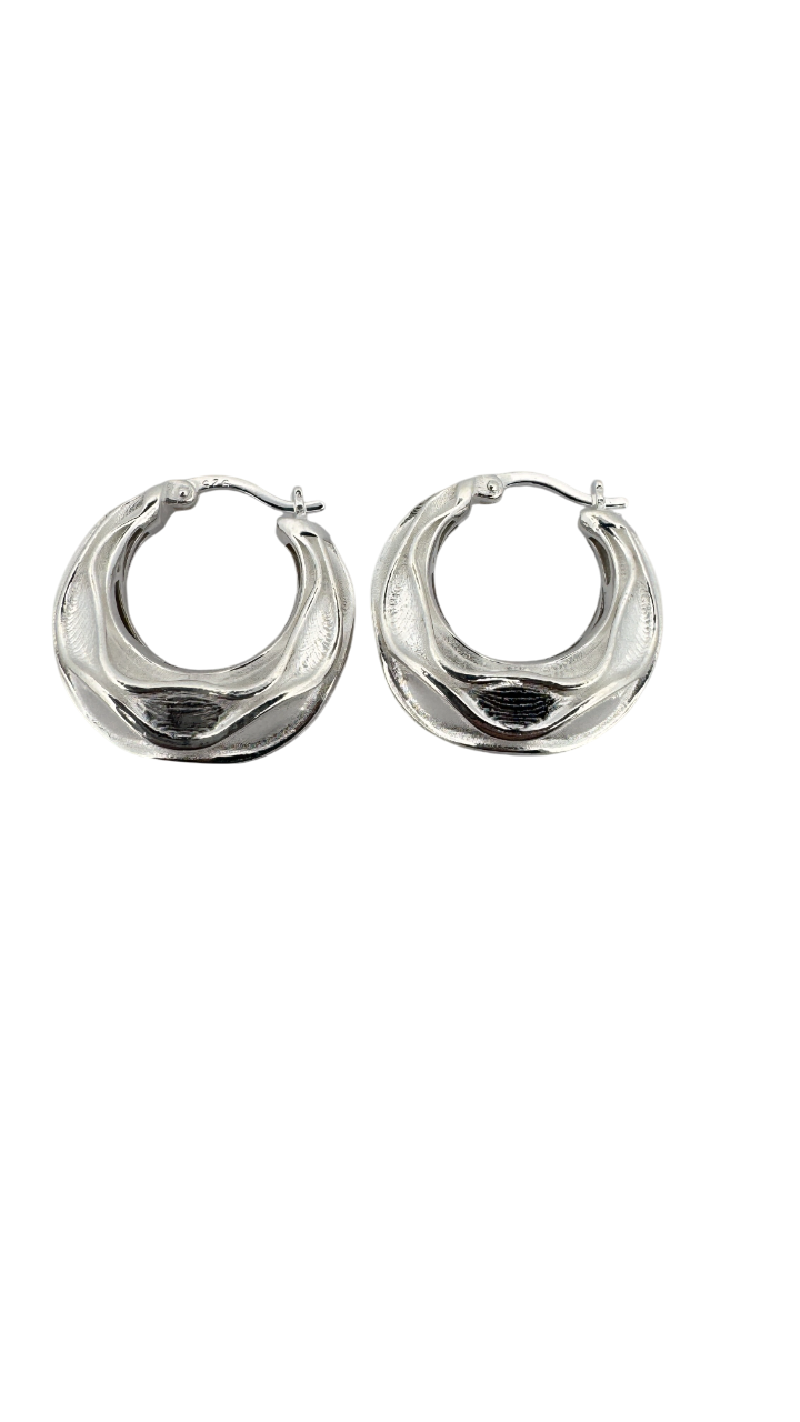 - Chunky Jewelry
- Wave Design Earrings
- Hoop Earrings for Women
- Fashion Earrings
- Handmade Hoop Earrings